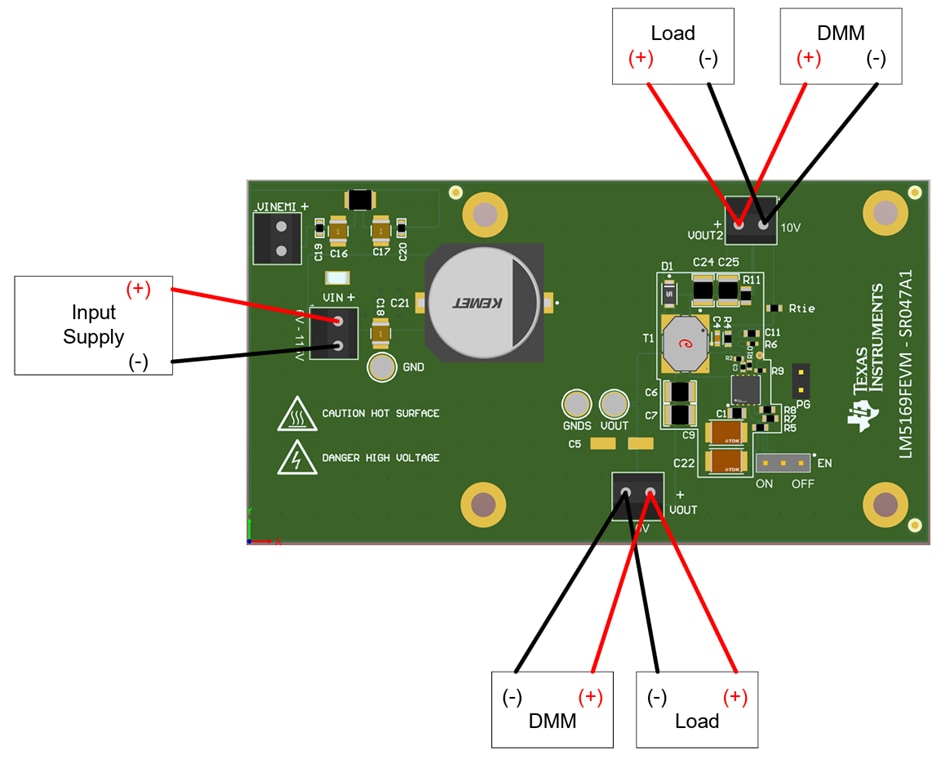 Location Circuit - Texas Instruments LM5169FEVM Evaluation Module